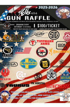 2025 Gun Raffle Ticket